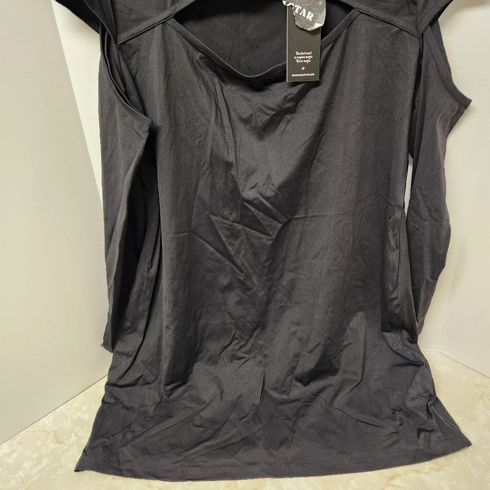 Killstar Black Mesh Dress Sz 4XL New Goth Punk New - Picture 3 of 8